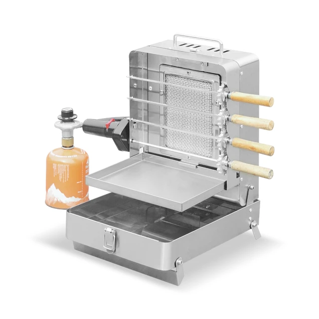 Stainless Steel Commercial Gas Kebab Machine Sharma Equipment