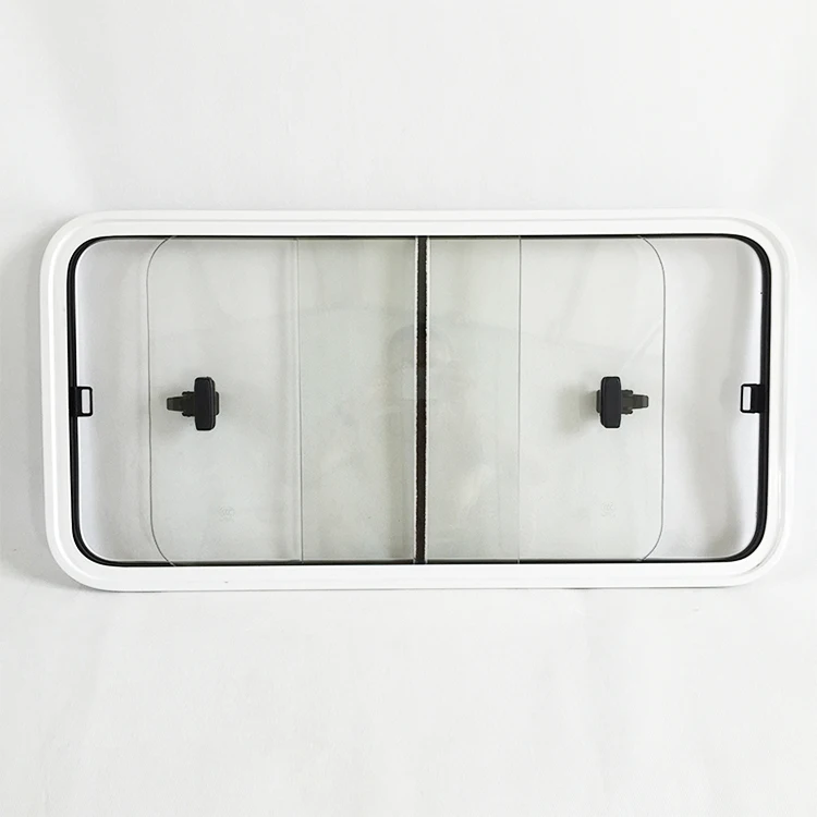 Прямая продажа с фабрики скорой помощи перегородки раздвижные окна (молочно-белый) автомобиля Ван раздвижных окон с рамкой