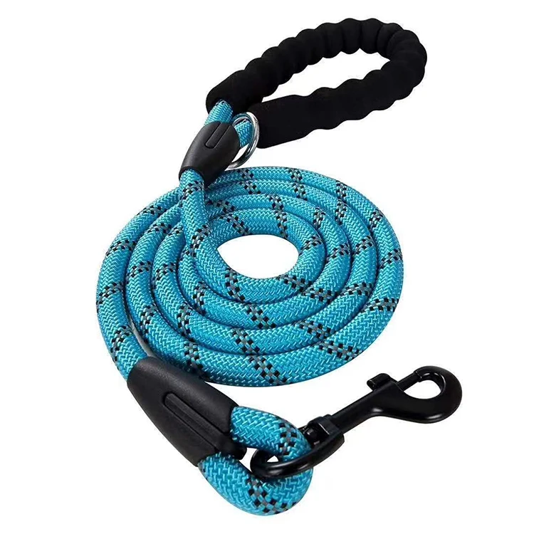 
Comfortable handle adjustable durable medium and large dogs pet leash 