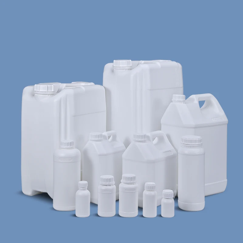 5L Fluoride Plastic Barrel Acid And Alkali Resistance For Chemicals With Protection Rings