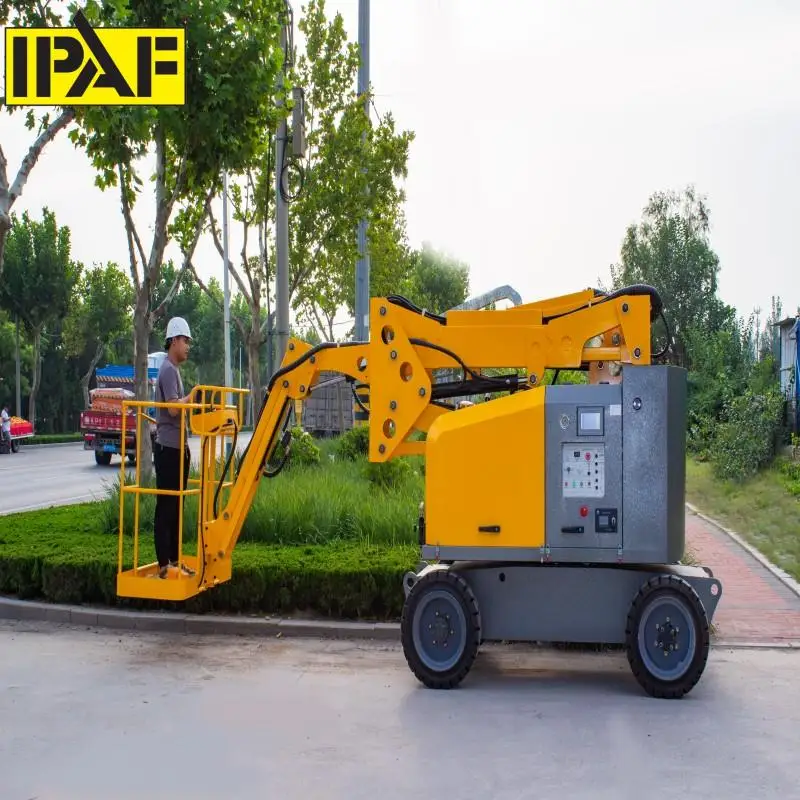 CE Approved 12m 16m Crawler Crawler Battery Self Propelled Diesel Electric Picker All Terrain Boom Lift