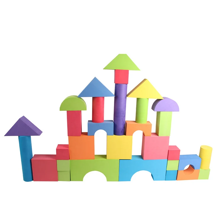 
China Manufacturer Kids Educational Toy Wholesale Non-Toxic Soft EVA Foam Blocks Building Blocks 