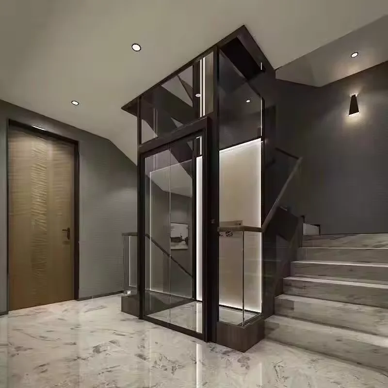 Luxating Indoor Commercial Hotel Handicap Electric Hydraulic Elevator Home Elevator Lift Residential Manufacturers Elevator