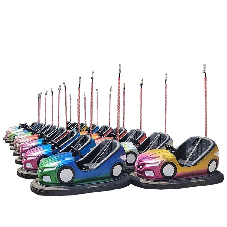 2023 Hot Sales Luna Park Equipment New Sprinkle Gold Color Sky Net Ceiling Bumper Car Rides for Sale