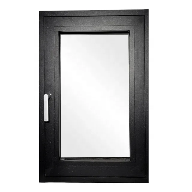 hot sale powder coating customized American NRFC standard aluminum tilt and turn triple temper  glass window frame