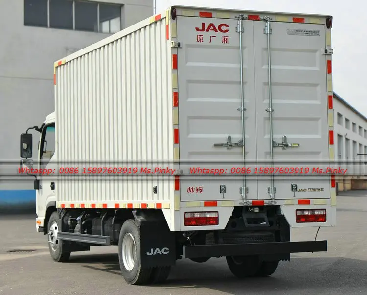Высококачественный небольшой легкий JAC с закрытым кузовом грузовик Van Truck Euro 2 двигатель для продажи