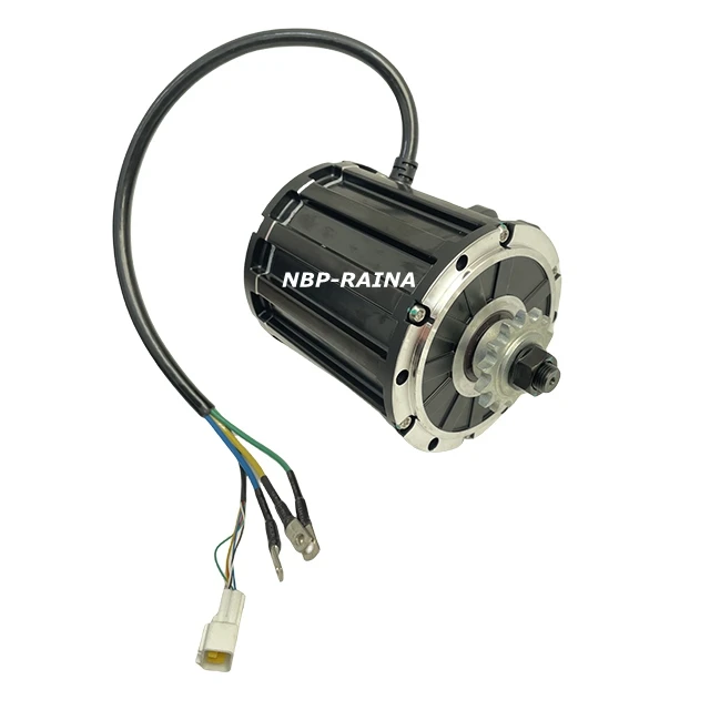 QS 120A-70H 2000W 72V Mid Drive Motor with Gearbox for Electric Motorbike/Dirtbike 70KPH belt or Chain type
