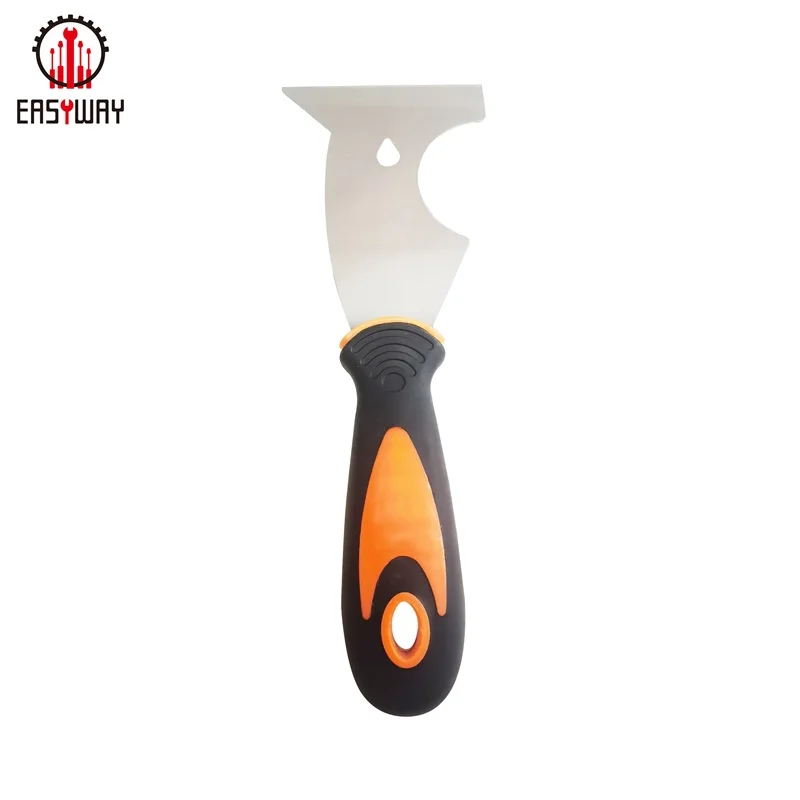 Low Price Sales Tool Spealloy Stainless Steel Paint Scraper Taping Putty Knife Flexible Join Hammer Head Soft Grip Handle