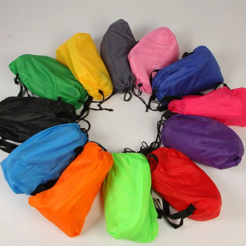 Высококачественный летний надувной шезлонг водонепроницаемый воздушный диван ленивый мешок для взрослых и детей наружного использования полиэфирная ткань