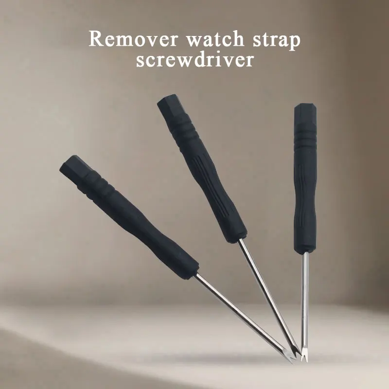 2.0mm Single Head Ear Fork Replacement Disassembly Watch Band Spring Bars Tools Batch Removal Watch Strap Pin Screwdriver
