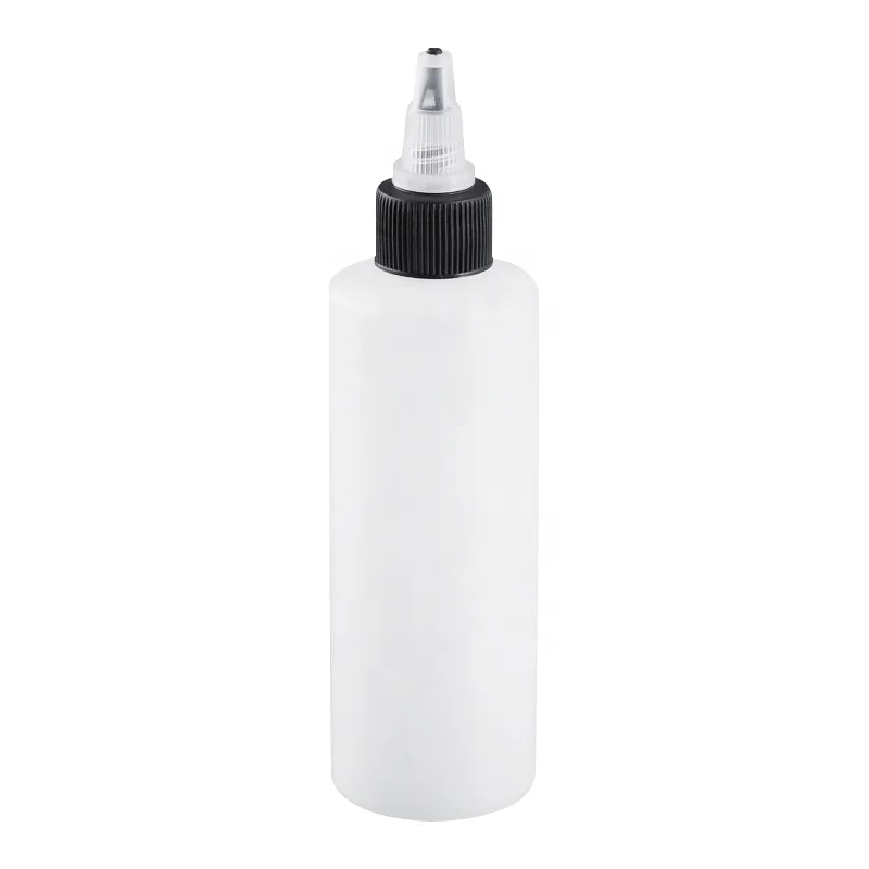 120 Ml Cylinder Bottle Manufacturers Wholesale Alcohol Bottles Screen Printing HDPE Plastic Bottles Lotion Personal Care 120ml