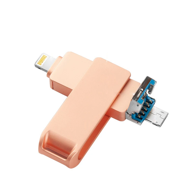 Custom USB Flash Drive For Iphone 64GB 128GB 256GB Real 100% Capacity No Fake With Retail Gift Box Free Engrave Logo