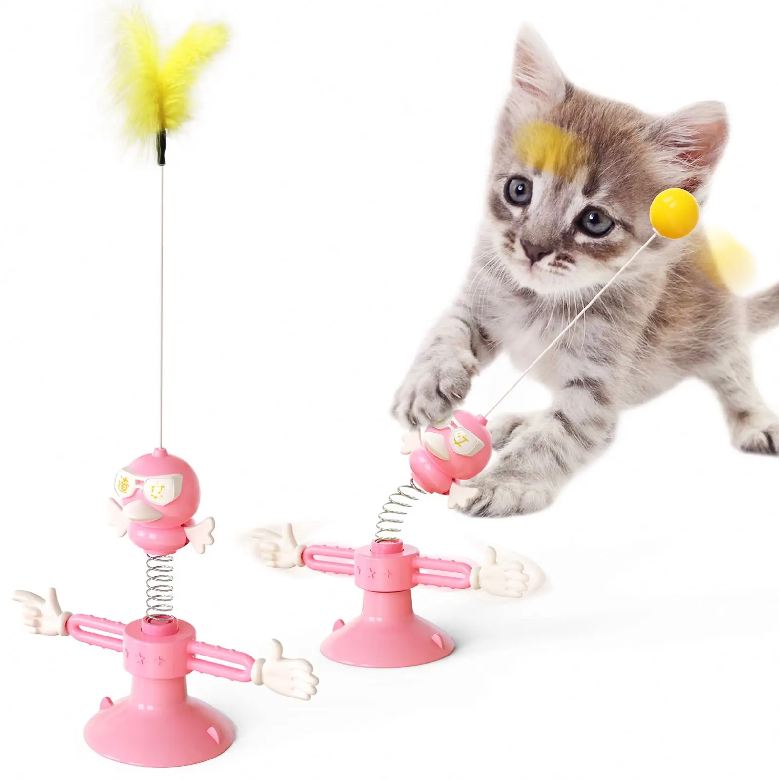 
Wholesale Interactive Pet Toys Windmill Custom Dog Toys OEM Cat Toy 