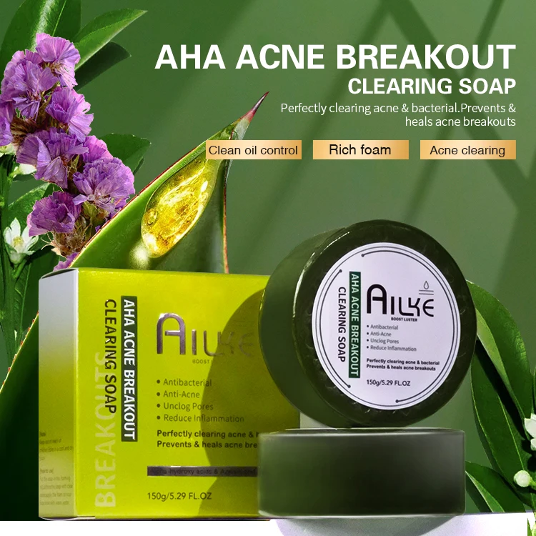 Beauty Skincare 3 Pieces Products Organic Black Skin Oily Face Beauty LKIAE Anti Acne Skin Care Set For Black Women