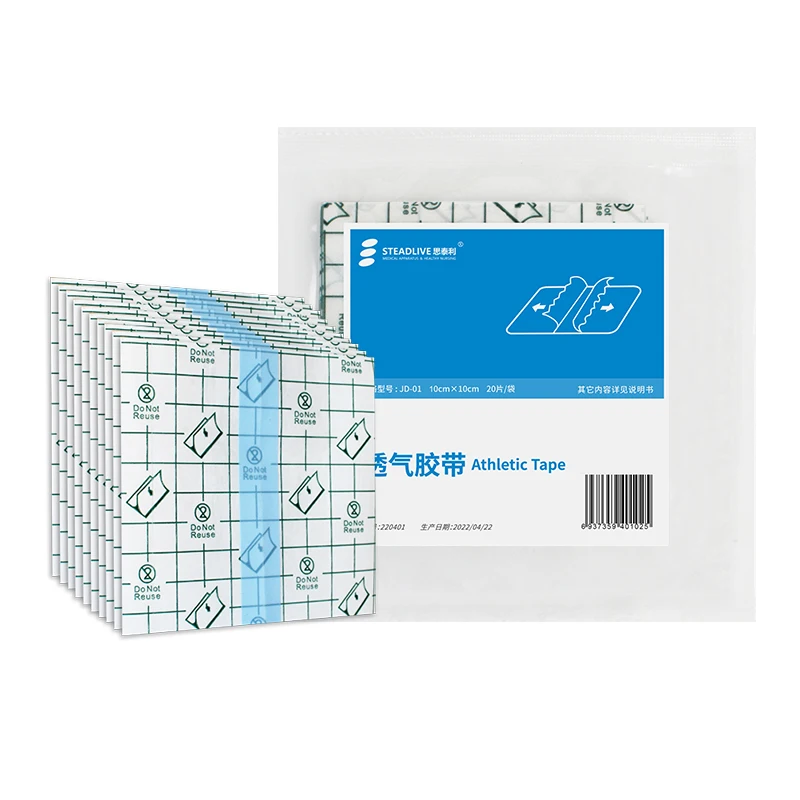 Transparent Stretch Adhesive Bandage Waterproof  Film Dressing Bandages Clear Adhesive Dressing Tape For Swimming Shower