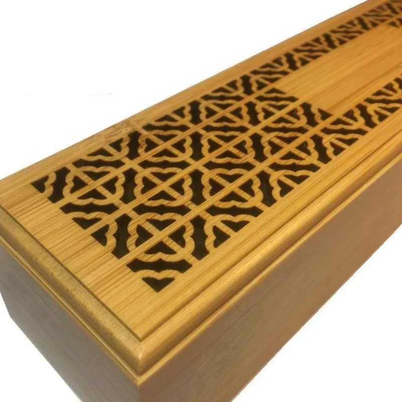 Incense Burner Incense Stick Holder with Drawer Joss-Stick Box Hollow Aromatherapy Zen Lying Censer for Home Office Teahouse