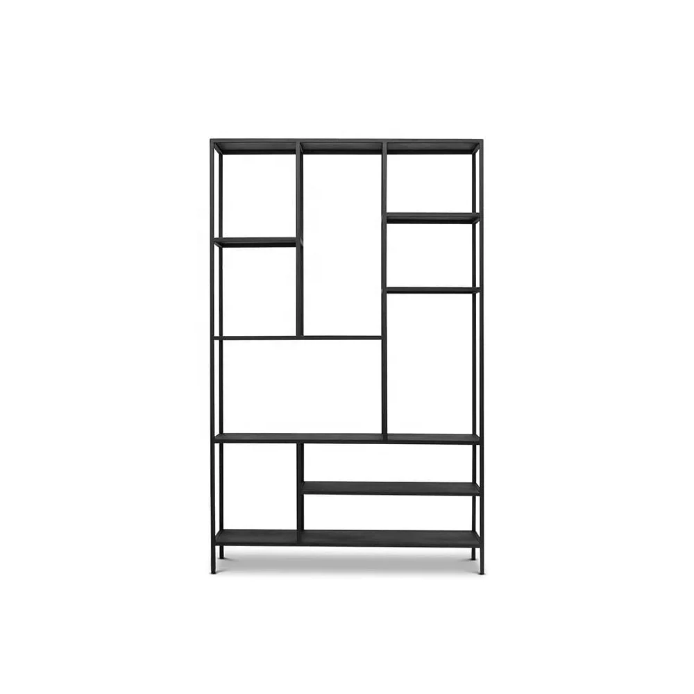Living Room Divider Cube Display Shelf Decorative Storage Book Rack Bookshelf Wood Modern Book Stand Wood Book Case