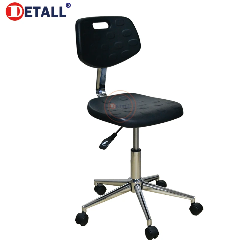 work stool swivel work chair of ergonomic design with underside foot ring