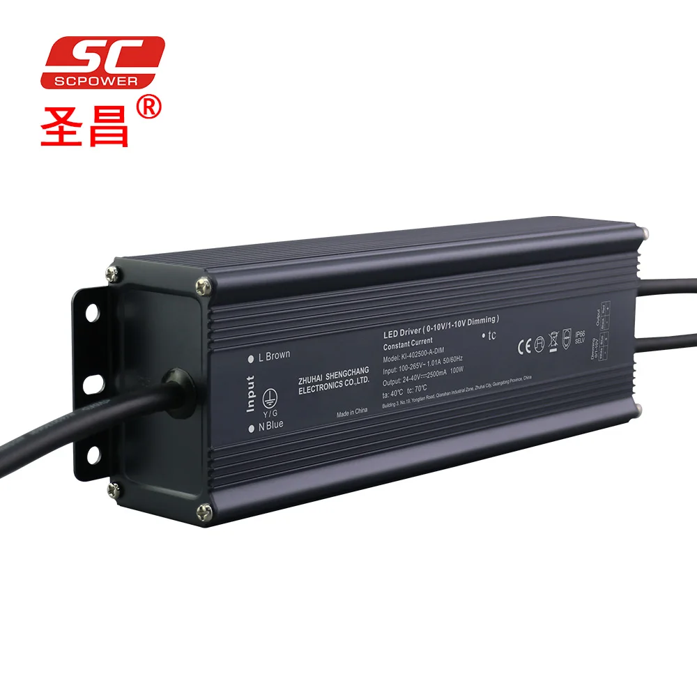 80V 150V DC 100W Dimmable Constant Current 700mA 100V DC Output LED Driver