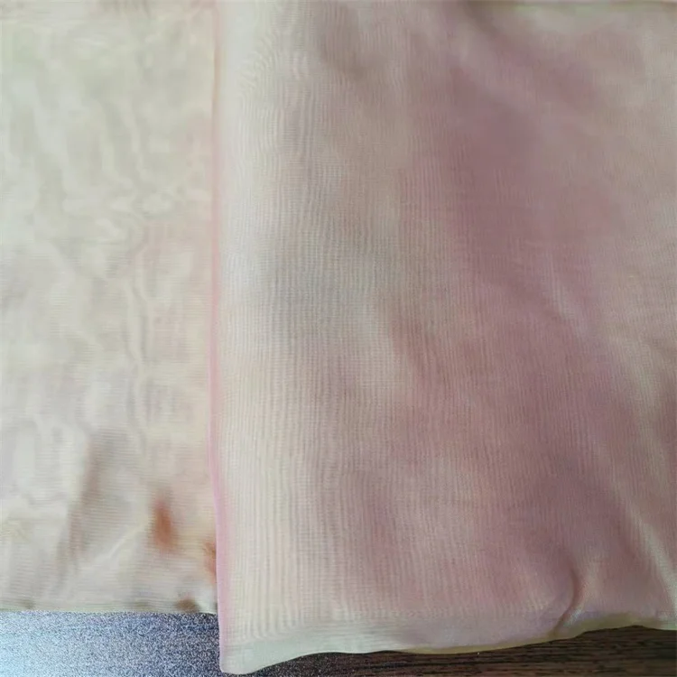 Hot sale organic eco-friendly bamboo silk chiffon fabric for ladies dresses