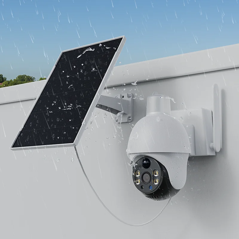 CP SE hot sell one day full charge 24/7 live solar camera 8050mah replaceable battery wiif 4G dome camera 3MP wifi cctv security