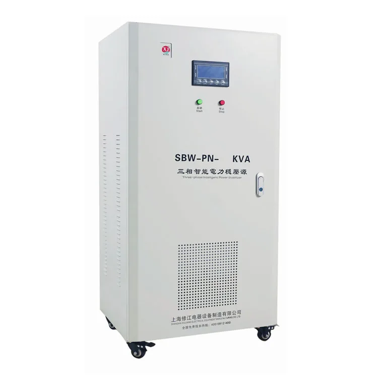 2023 Chinese	Manufacturer New designed High Load coil windings 380V 3 Phase Automatic Compensation Power Voltage Stabilizer