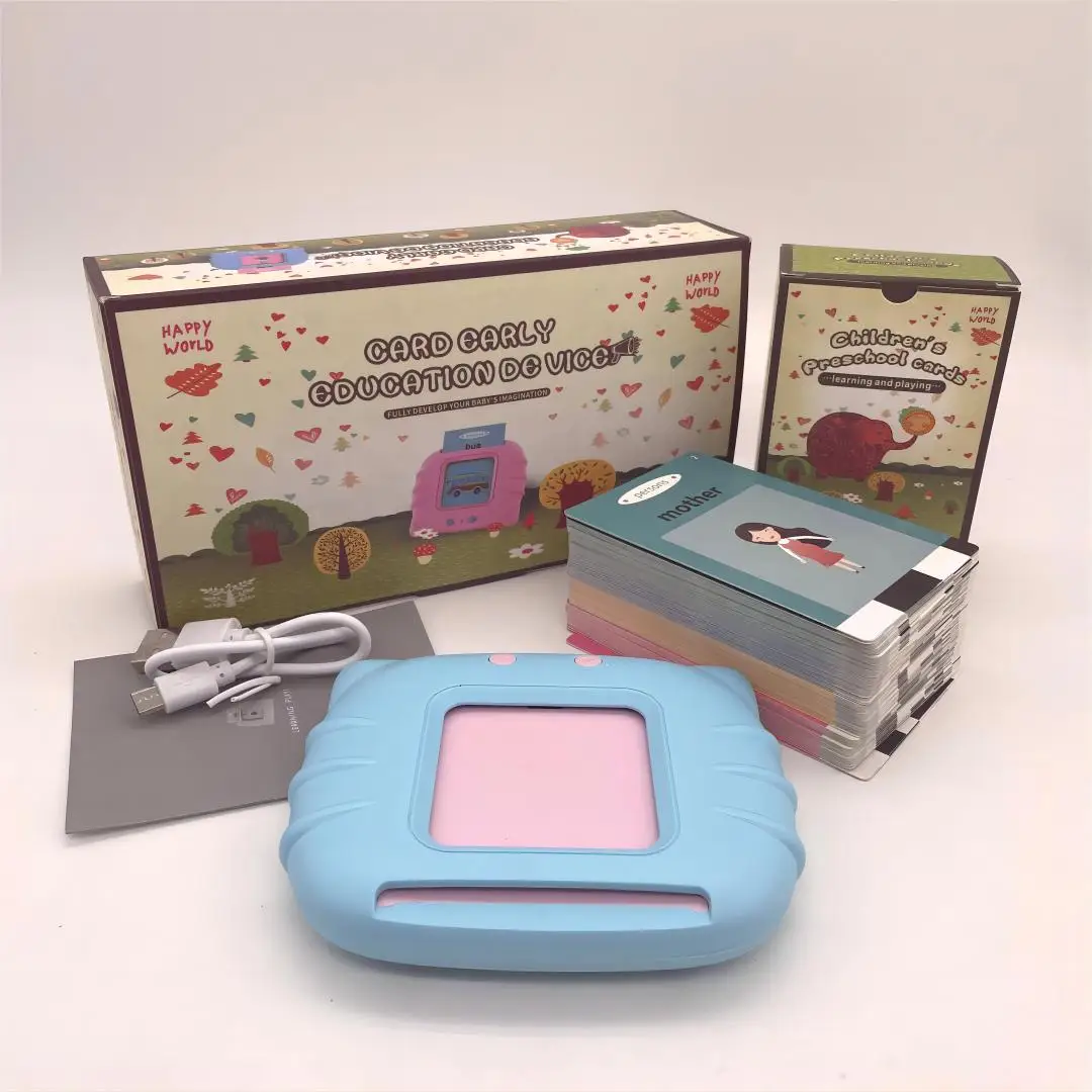 New Arrival Early Education Flashcards Electronic Machine Reading Talking Flash Cards For kids