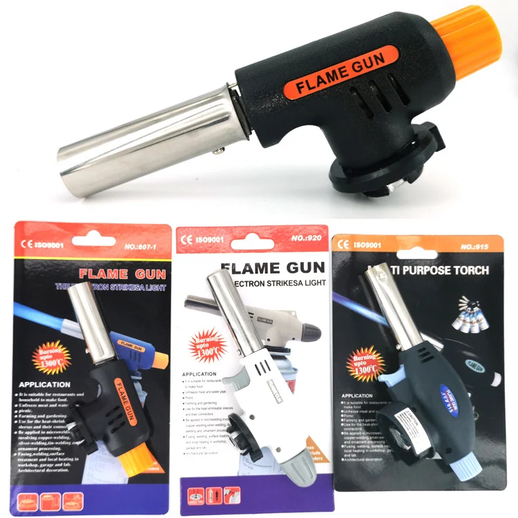 Welding Gas Burner Flame Gas Torch Ultra light design multi-function automatic piezo ignition gas flame spray gun