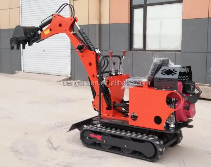 Free shipping excavator manufacturer for sale 0.6 ton mini crawler excavator 0.8 ton mini excavator chain digger bagger