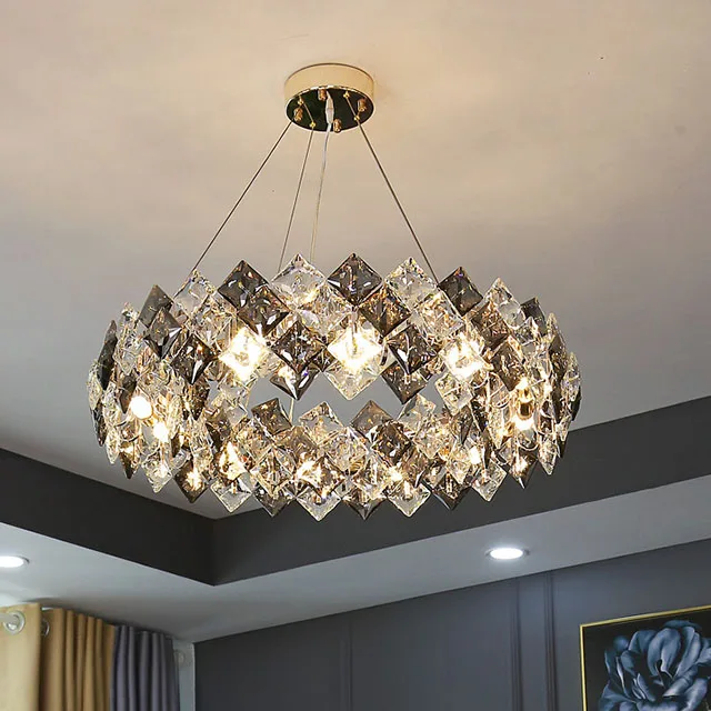 Современная Люстра для вестибюля отеля, декоративные Роскошные хрустальные потолочные люстры, светодиодное подвесное освещение