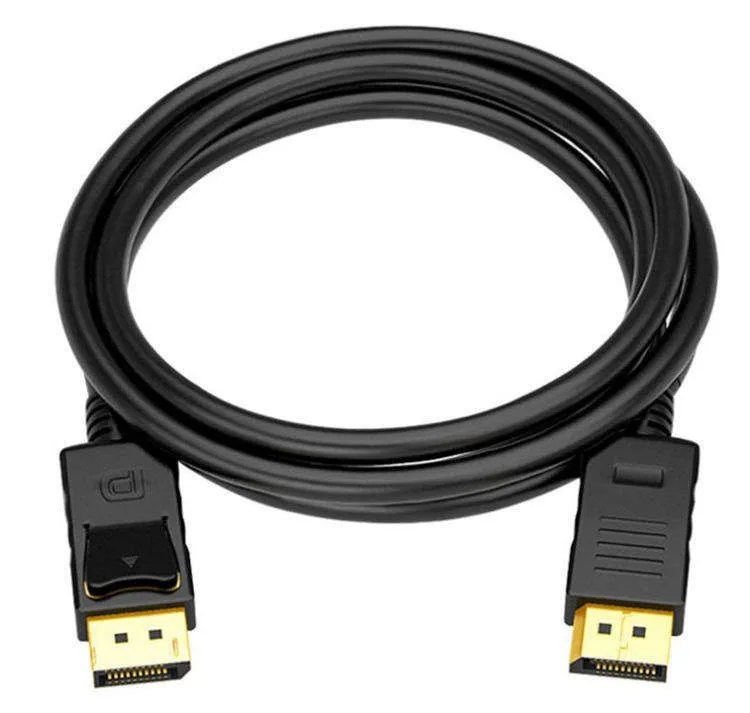 1.8m DP to HD Male Adapter 1080P Audio Video Cable 2K 3D HD to DP Display Port Converter Cable For Projector