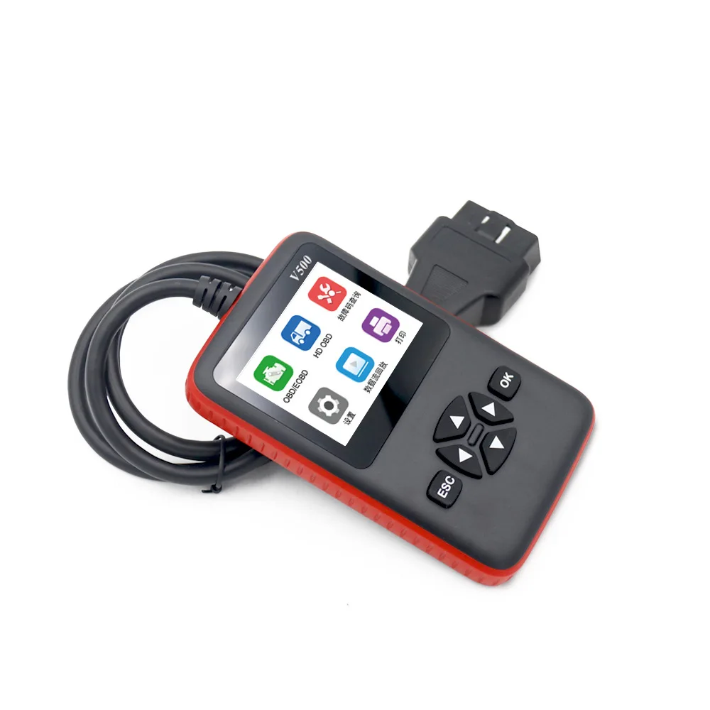 OBD2 сканер новая карта считывания кода автомобиля 24 В obd2 диагностический инструмент автомобильный тестер двигателя
