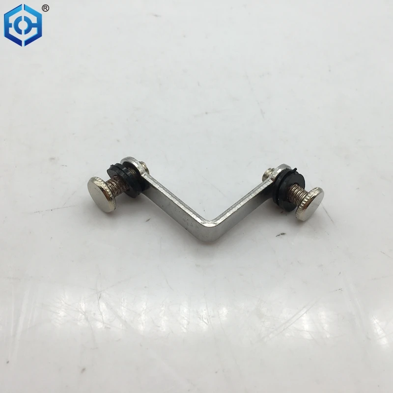 Wholesale Glass Shelf Support Pins Metal Furniture Shelf Holder Brackets Glass Holder Accessories Silver Tone