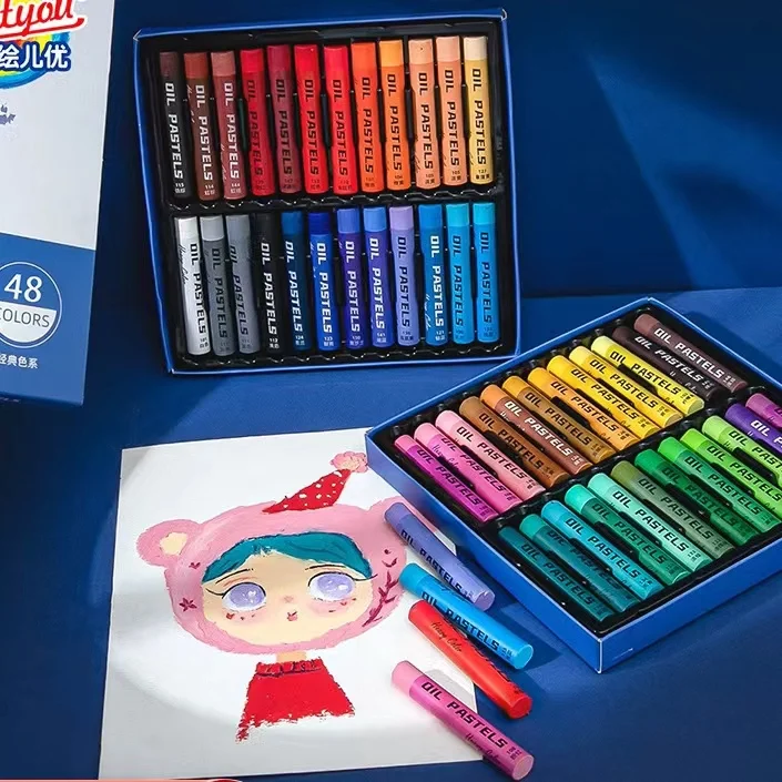 Soft Chalk Pastels Non Toxic Art Supplies Drawing Media Oil Pastels for Artist Stick Pastel for Professional
