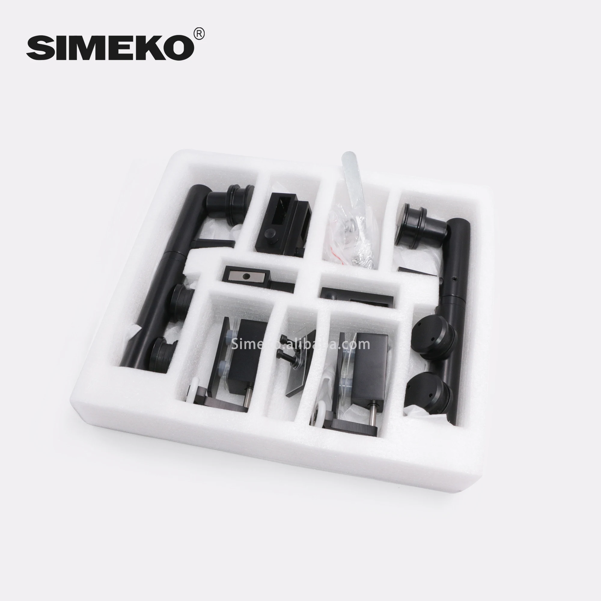 Factory manufacture New Style Glass Sliding Door Roller Set Black Wheel Guide pulley door control hardware aluminum/wooden door