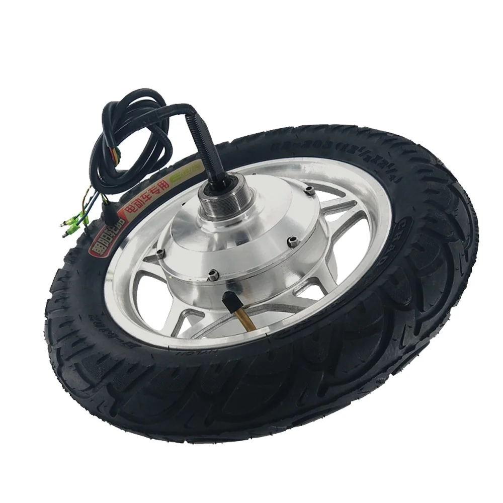 12 'электрической тачку мотор-редуктор с высоким крутящим моментом 24 В 36 48 250 Вт 350 двойной вал мотор для центрального движения