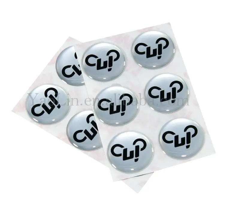 Supply Epoxy Resin Crystal Drop Adhesive Stickers That Can Be Printed With logo Drop Adhesive Labels