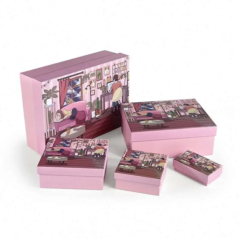 Custom cardboard  flat pack folding box packaging magnetic paper foldable gift box