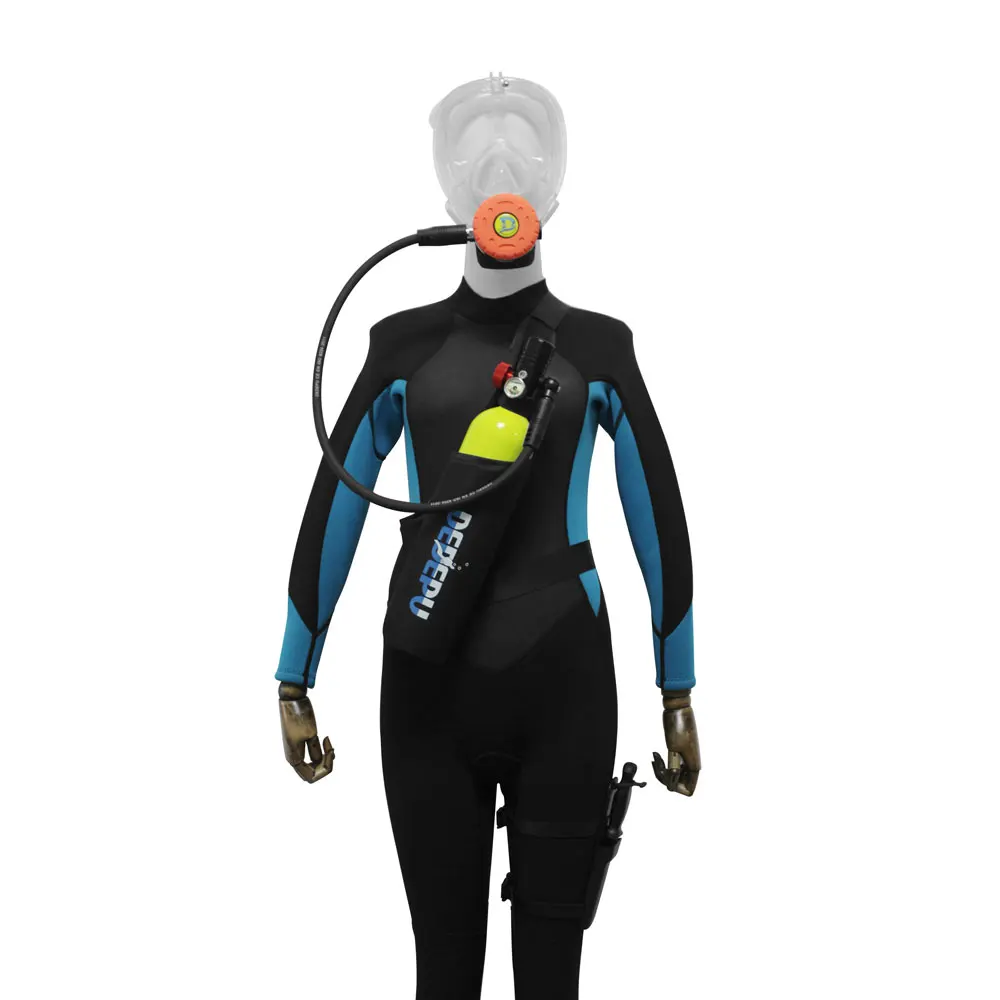 DEDEPU Scuba Suit Tank 1L Compressor Cylinder Mini Snorkel New 2021 Outdoor Entertainment Diving Equipment Set