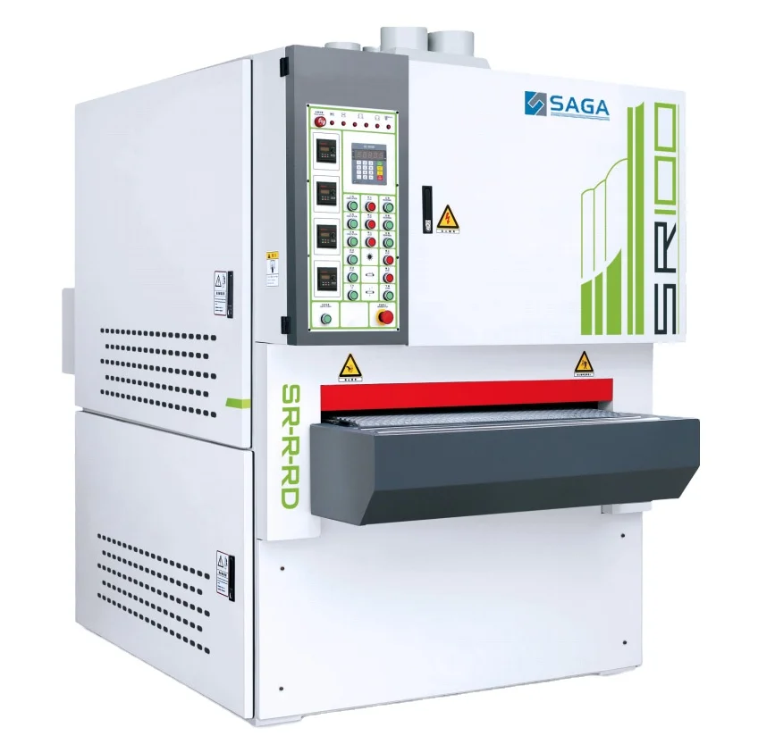 SAGA European quality CE wood sanding machine wide belt sander thickness sander planer sander machine