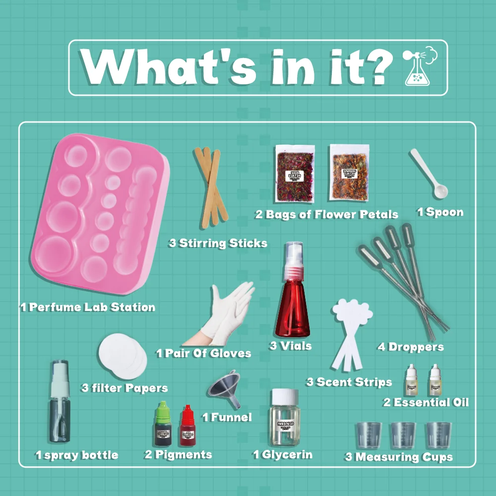 Perfume Making Lab Diy Science Kit Stem Learner Toy for Children 2023 New Products Educational Science Experiment