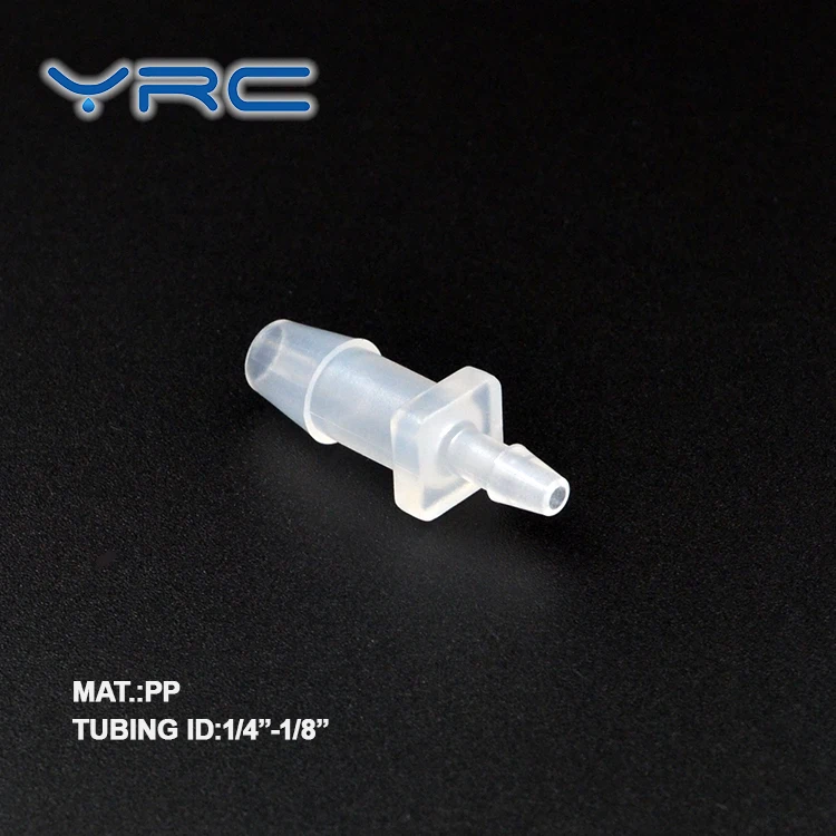 cheap mini plastic pp hose barb straight reducer pipe fitting