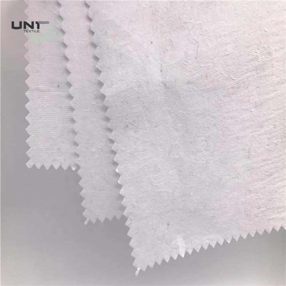 80gsm 1080E extra white easy tear away embroidery lining backing paper 1025E recycle cotton nonwoven backing fabric
