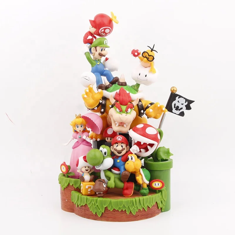 New design of super mary figure 3D model big size mario character figure model toy decoration