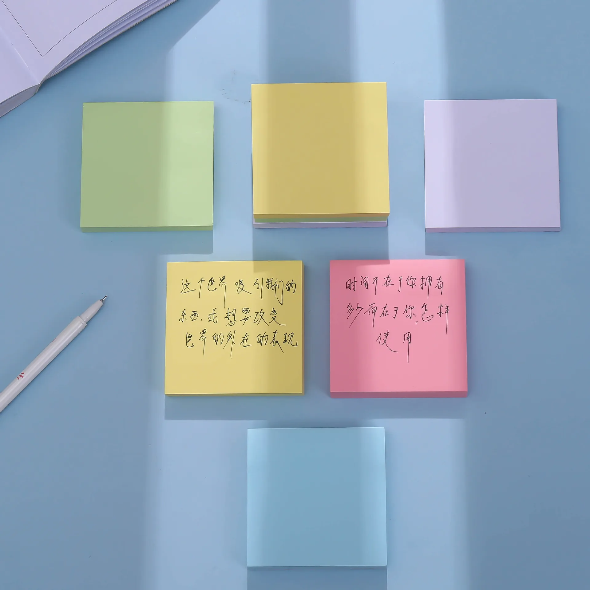 
Amazon Hot sale Custom Sticky Notes Memo Pad Strong Adhesive 