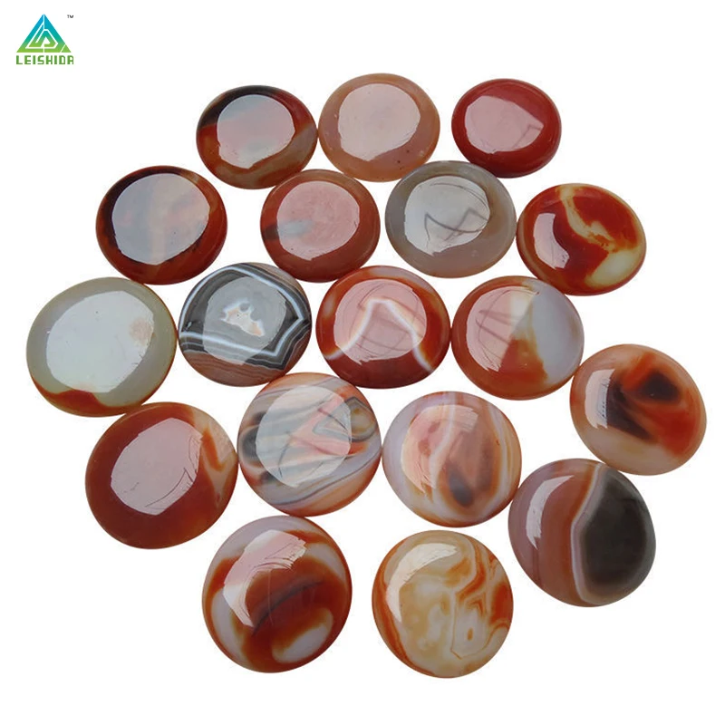 Leishida YuHua Stone Red and Colorful Cobbles & Pebbles in Fish Tank Landscape Garden Pea-Shaped Stones