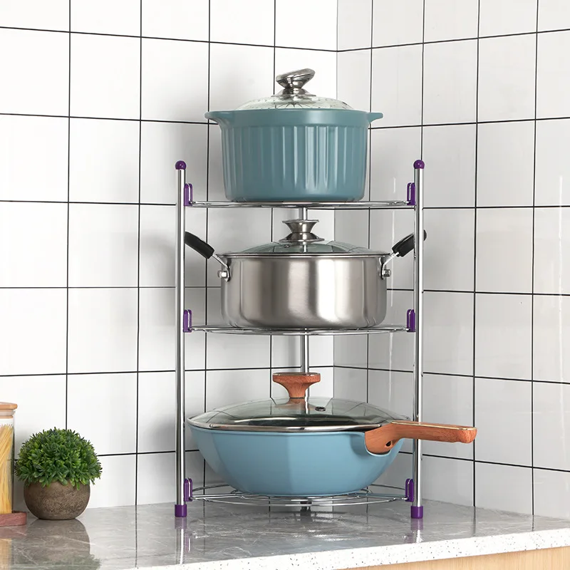 Pot rack pot and pan organizer storage rack kitchen hanging pot racks for kitchen