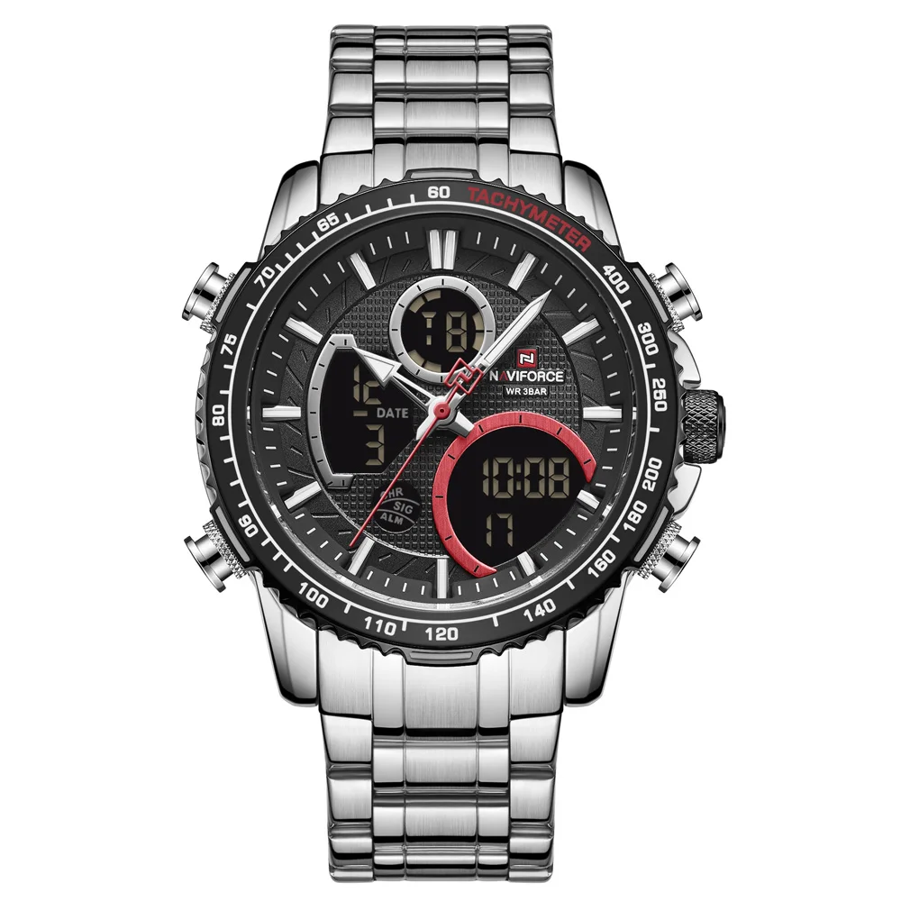 2020 Hot Selling Luxury Naviforce NF9182 Quartz Watches Waterproof for Men Watches Top Brand Outdoor Sport Wristwatch