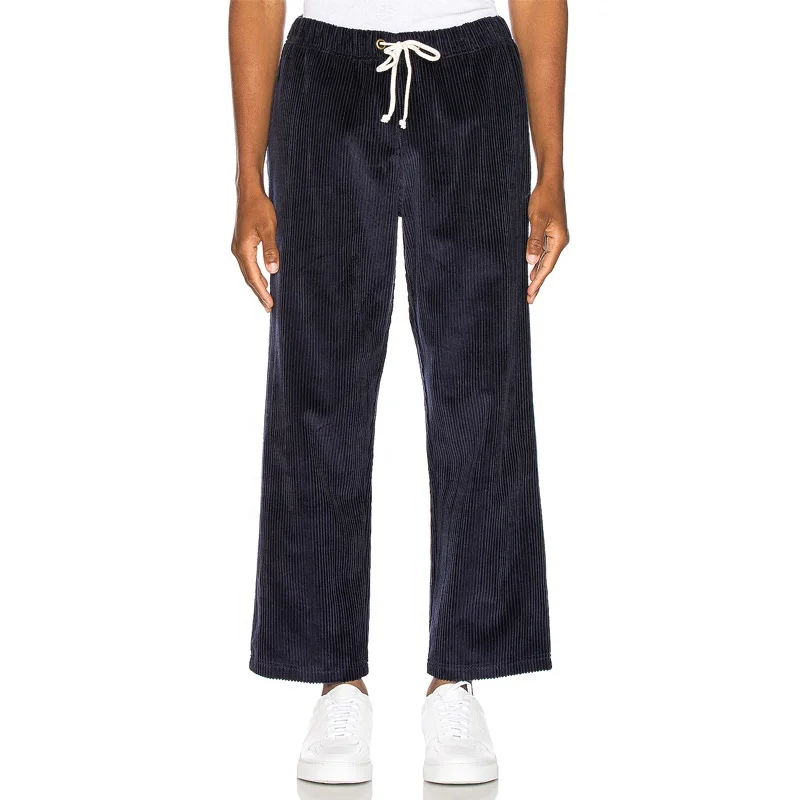 wholesale cheap price male straight leg trousers men high quality casual cotton corduroy pants