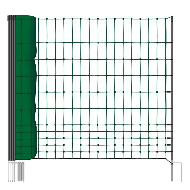 50m x 1.2m PE Electric Net Farm Fences Chicken Duck Goose Fence